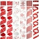 thumbnail image 1 of Cinta navideña MAYREEL roja y blanca, 2.5 pulgadas, 36 yardas, 1 of 9