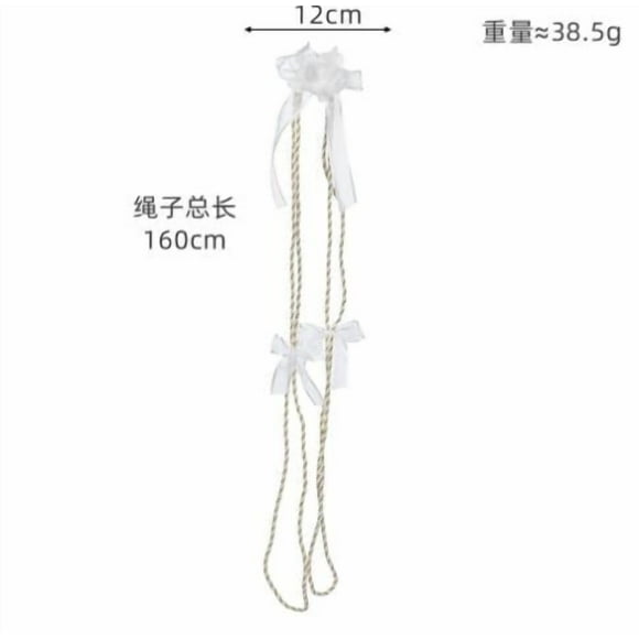 CIMAXIC Corde de Mariage Rose pour Cérémonie Corde d'Unité Traditionnelle Corde Catholique pour Église Mariages Accessoires de Corde pour Mariage Blanc