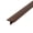 Brown, variant on Outwater T-Molding 5/8 Inch Teak/Hickory Flexible Polyethylene Center Barb Tee Moulding 25 Foot Coil