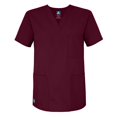 thumbnail image 1 of Adar Universal Unisex V-Neck Tunic 3 Pocket Scrub Top (Available in 39 Colors), 1 of 7