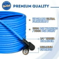 thumbnail image 6 of TOOLCY Super Flexible Pressure Washer Hose, Kink Free Hose, 6 of 9