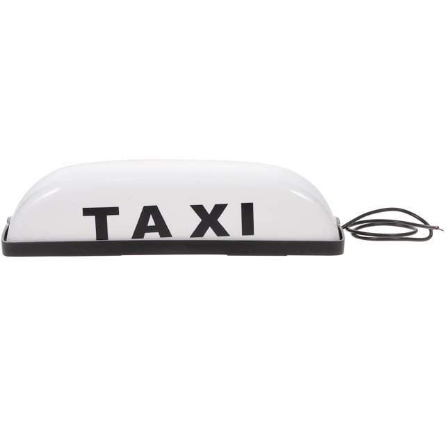 Techo de taxi letrero iluminado de 12v letrero de taxi cabina de taxi letrero de taxi decoración de la lámpara de taxi