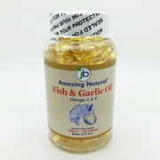 Amazing Natural Fish & Garlic Oil 1000 mg 200 softgels