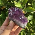 thumbnail image 5 of EOEMY 10-150G Large Natural Amethyst Cluster Quartz Crystal Druzy Geode Healing Stones-80-100G, 5 of 5