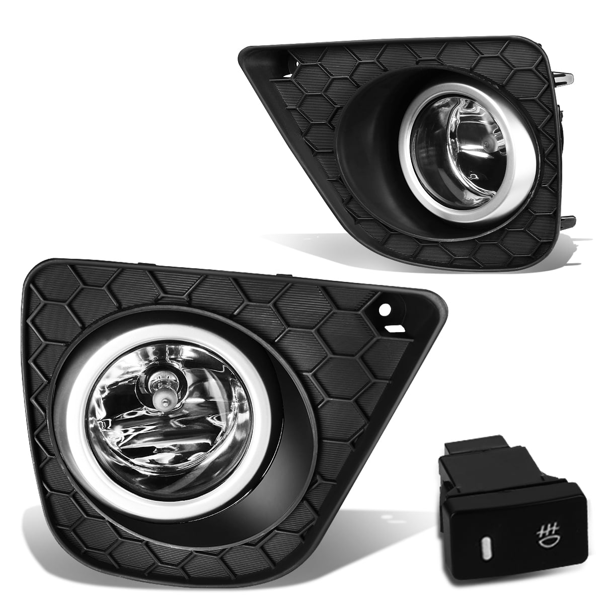 For 2013 to 2015 Honda Accord Coupe Pair Front Bumper Driving Fog Light