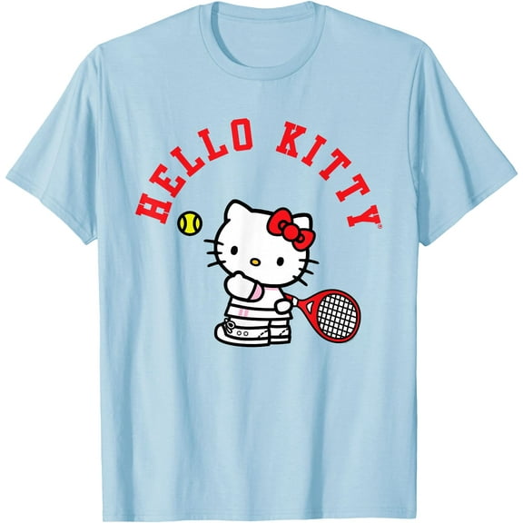 Hello Kitty Tennis DTG Print Unisex T-Shirt