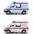 thumbnail image 4 of Voiture à Rétrofriction Créative Modèle Réduit 1/32 Voiture Ambulance Jouet avec Son et Lumière, 4 of 10