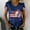 Dark Blue, variant on 250 Anniversary Usa Shirt Women Faith Freedom 250 Years American Flag Shirt Red White and Blue Shirts for Women Usa Shirts for Women American Flag Outfit Dark Blue XXL