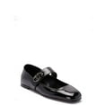 thumbnail image 2 of Valentino Garavani Leather Locker Ballerina Flats Black (Women's), 2 of 3