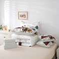 thumbnail image 6 of Homewish Highland Bull Twin Bedding Sets 7-Piece for Female Men,Vintage Cabin Cottage Bedding Comforter Set Microfiber,Farmhouse Animal Breathable Sheet Sets,Luxury Bedroom Decor,Reversible, 6 of 8