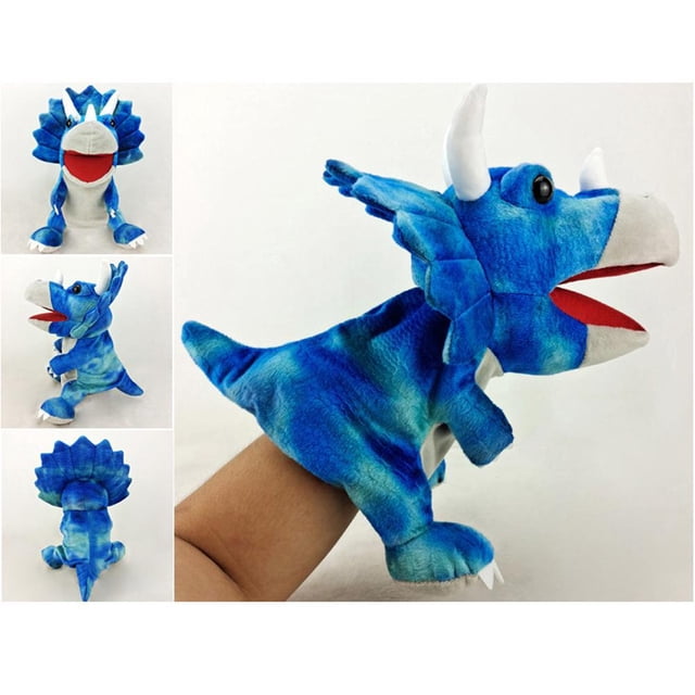 Marioneta de mano de dinosaurio, Marioneta de mano de dinosaurio 11.8 Peluche de dinosaurio Felpa magistralmente creada