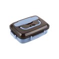 thumbnail image 1 of Caja de Almuerzo para Niños Caja de Almuerzo para Adultos, Caja de Bento para Niños de 3 Compartimentos de 1000Ml, Contenedor de Almuerzo para Adultos con Palos Y Cuchara, a Prueba de Fugas, Calefacci, 1 of 8