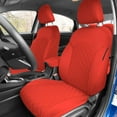 thumbnail image 1 of For 2019-2024 Kia Forte FH Group Neoprene Custom Fit Waterproof Car Seat Covers - Front Set Solid Red, 1 of 7