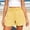 Shorts-A93Yellow, variant on Gamivast Plus Size Shorts for Women Gingham High Waisted Smocked Waistband Flowy Casual Shorts with Pockets Plaid Pull on Breathable Summer Vacation Beach Lightweight Shorts Green XL