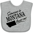 thumbnail image 3 of Inktastic Someone in Montana Loves Me Boys or Girls Baby Bib, 3 of 4