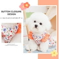 thumbnail image 4 of Dog Dress Summer for Small Dogs Cats Girl Cute Floral Puppy Harness Dresses with D Ring Pet Dog Princess Birthday Dress Female Doggie, 4 of 7