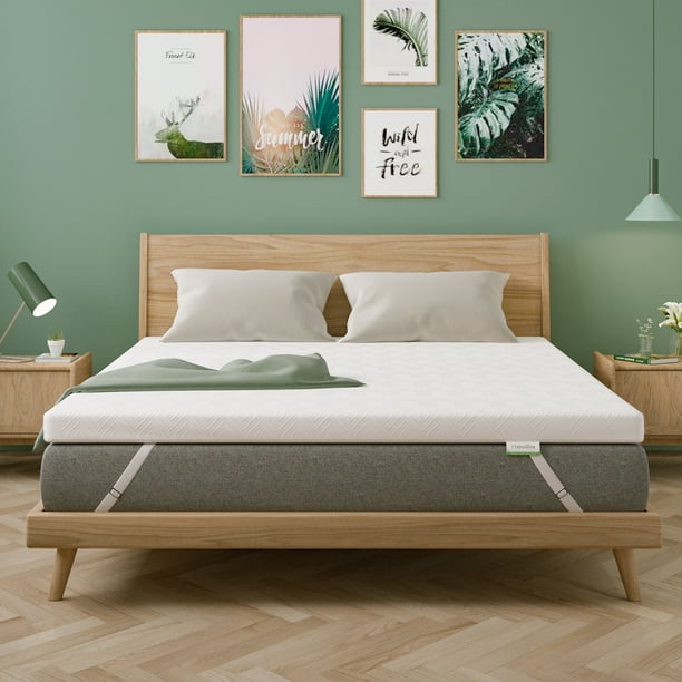 Novilla 3 Cool Gel Memory Foam Mattress Topper With Washable Cover Pressure Relief King Topper Walmart Com Walmart Com