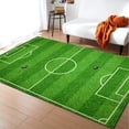 thumbnail image 2 of 3D Football Field Large Carpet for Bedroom Living Room Home Decoration Rug Entrance Door Mat s Room Rug Soft Floor Mat, 2 of 7