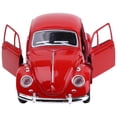 thumbnail image 3 of Clásico 1967 Volkswagen Vw Beetle Bug Vintage 1/32 Escala Diecast Metal Pull Back Action Drives Coche Adelante Modelo de Coche Juguete para Regalo/Niños (Rojo), 3 of 3