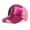 Hot Pink, variant on Women's Glitter Sequins Baseball Cap Mesh Back Trucker Hat Adjustable Snapback Sparkly Sun Hat for Carnival, Party, and Outdoor Wear,Gold