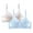 Womens Bras Light Blue, variant on Womens Everyday Bras, Women's 2pcs Push Up Lace Bra Underwire Plunge Full Coverage Bras Sexy Plus Size Support S-4XL