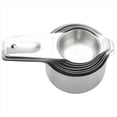 thumbnail image 2 of Tazas de Medición Juego de 14 con 1/8 Cucharada de Café, de Medición de Metal de Acero Inoxidable, 14 Piezas Juego Apilable con Caño, 2 of 5