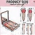 thumbnail image 2 of Portable Makeup Brush Set With Mirror Case 5pcs Professional Makeup Brushes, 2 of 5