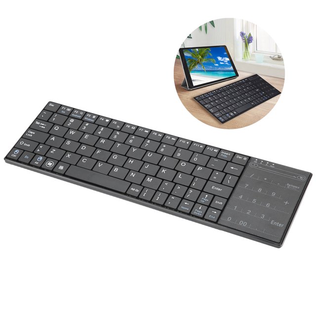 Touchpad Key Board, Teclado Inalámbrico 88 Teclas Better Control Compatibilidad de ABS 10M Dura para El Hogar