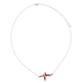 thumbnail image 1 of Collar Yinane Colgante Creativo Plateado Dorado 49cm, 1 of 5