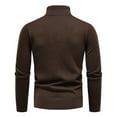 thumbnail image 2 of Jalioing Winter Sweaters for Men Slim Long Sleeve Turtleneck Pullover Sweater Solid Color Fashion Knit Tops, 2 of 5