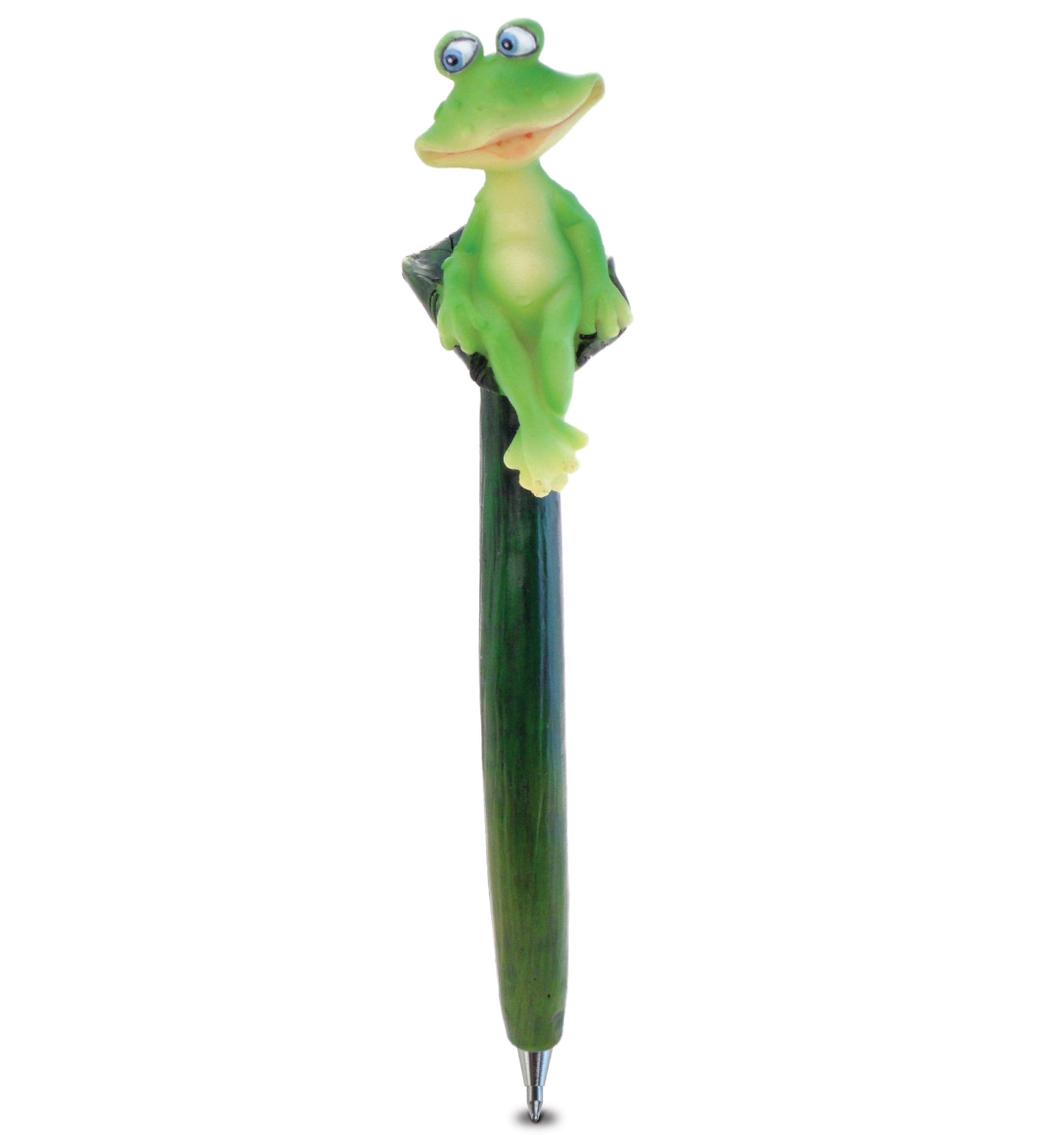 Planet Pens Frog Novelty Pen - Cute Fun & Unique Kids & Adults Office Supplies Ballpoint Pen, Colorful Pond Animal Writing Pen Instrument For Cool Stationery School & Office Desk Decor Accessories