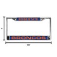 thumbnail image 6 of Boise State NCAA Broncos Chrome Metal Laser Cut License Plate Frame, 6 of 8