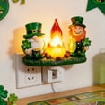 thumbnail image 4 of St Patrick Night Light Plug into Wall, Acrylic Irish St Patrick Day Night Light Decorative for Bedroom, Bathroom, Living Room and Hallway, Holiday Lamp by C7 LED Bulb (Gnome), 4 of 9