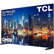 TCL 98 Class QM8K Series QD-Mini LED QLED 4K UHD Smart Google TV (NEW, 2025) - 144Hz, Local Dimming, CrystGlow WHVA Panel - 98QM8K