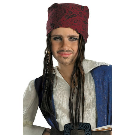 Disney Jack Sparrow Headband with Hair Child Halloween Accessory