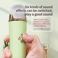 thumbnail image 2 of Altavoz Portátil Inalámbrico Bluetooth con Karaoke y Micrófono, Radio FM, Minicaja de Sonido, Columna Pequeña para Música, MP3, Color Verde., 2 of 5