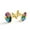 Color 2, variant on Men's Classic Stainless Steel, Skull Dollar Green Camouflage Pattern Cufflinks Business Wedding Shirts, Golden