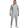 thumbnail image 4 of Under Armour Men's Sportstyle Tricot Joggers , 011 Mod Gray / / White , Medium, 4 of 6