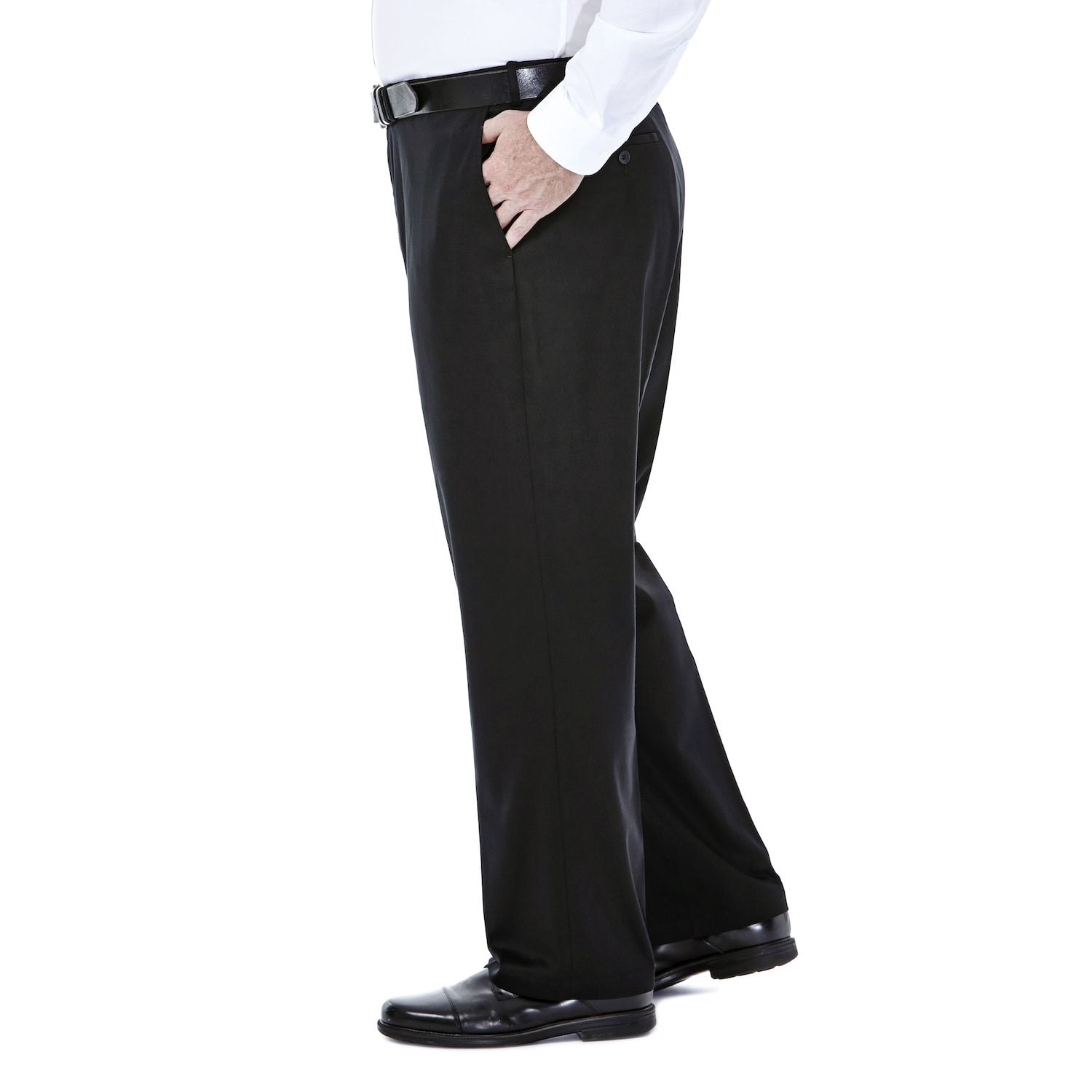 Haggar Men's Big & Tall Premium No Iron Khaki Classic Fit Pant (44W x 29L - 56W x 30L)