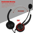 thumbnail image 4 of Telephone Headset  Call Center Headphones  Mute Function Call Center USB Headset Noise Cancelling USB Call Center Headset with Microphone, 4 of 9
