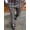 Black, variant on Men's White Grid Plaid Ankle Dress Pants Slim Fit Checkered Nine Point Cropped Trousers Business Casual Pants with Side Pockets