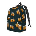 thumbnail image 1 of Disketp Beer Mochila de Lona Estampada, Mochila Escolar de Viaje Ligera para Estudiantes y Portátil-Medium, 1 of 5