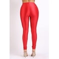 thumbnail image 6 of Ofenti Shiny Leggings for Women High-Waist Neon Tights Red 3X, 6 of 8