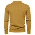 thumbnail image 3 of HAiming Men Knitted Sweaters Solid Color Long Sleeved Half Turtleneck Pullover Tops Fall Winter Casual Slim Jumper, 3 of 3
