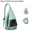 thumbnail image 2 of Hawaiian Turtle Sling Backpack - Tropical Beach Animal Print Shoulder Bag, Fashionable Anti-Theft Pack for Commuters, 2 of 4