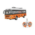 thumbnail image 3 of Xuanheng RC Car 1/30 Remote Control Car Vehicles Classic Openable Door City Bus Model orange city bus, 3 of 8