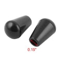 thumbnail image 4 of Unique Bargains Plastic Toggle Spring Stop Double Hole Lanyard Slider Cord Lock End Black 12 Pcs, 4 of 4