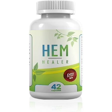 Hem Healer Extra Strength | Hemorrhoid Relief Vegetarian Capsules, Reduce Swelling, Itching, Burning