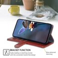 thumbnail image 3 of Gift compatible Huawei nova 12i 4G Magnetic Phone Case PU Leather Geometric Splicing Stand Cover, 3 of 5