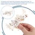 thumbnail image 3 of SHISUYAN 1Pcs Alloy Flower Shape Hair Accessory for Women Prom Engagement, 3 of 8